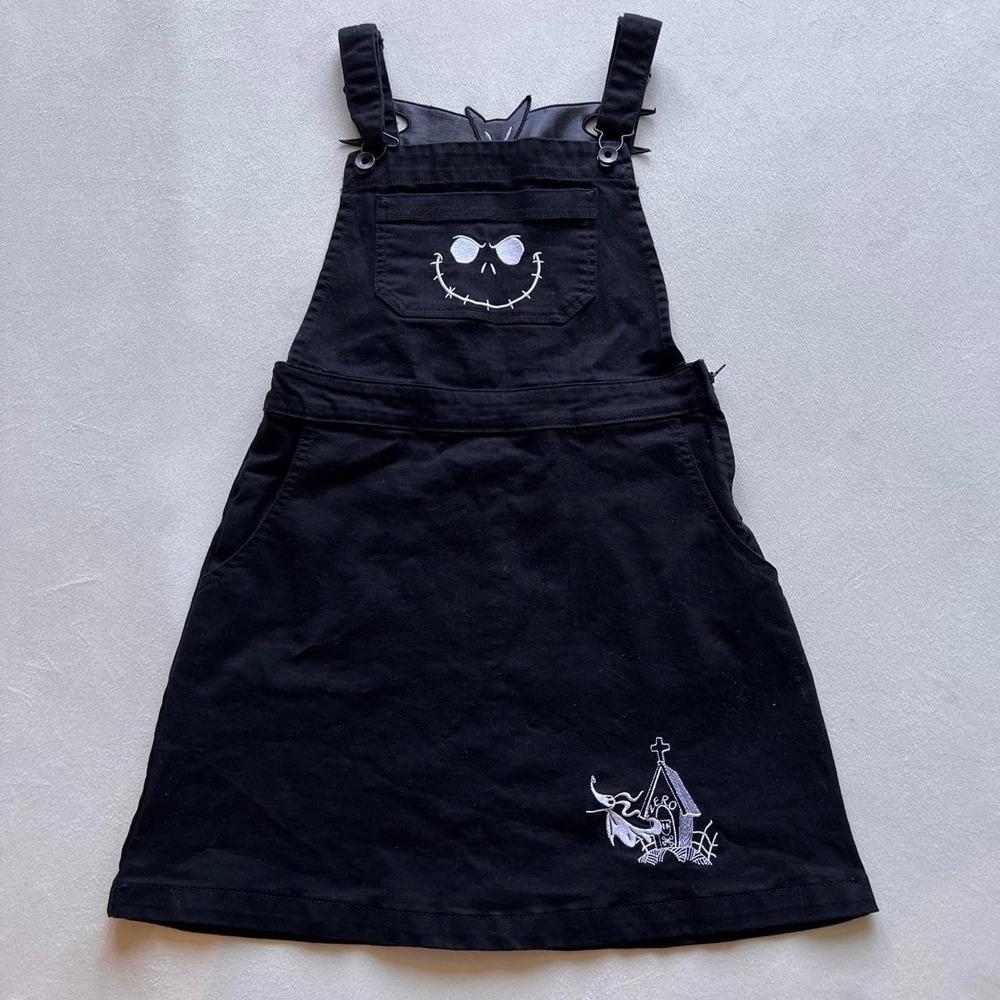 Disney Nightmare Before Christmas Jack Skellington Skirt Overalls Halloween
